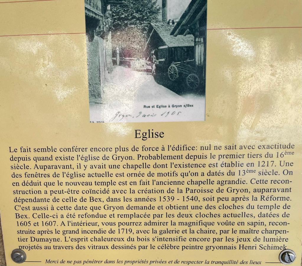 Rayon De Soleil Villars Appartement Gryon